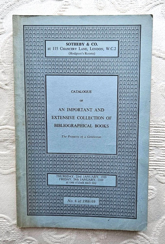 Sotheby auction catalogue - auction, ~