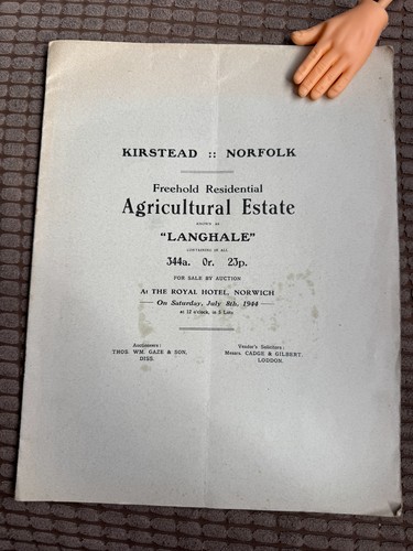 Original auction catalogue - original,