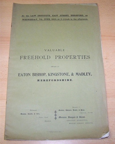 1905 property auction - 1905,