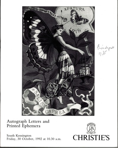 Christie auction catalogue - auction,