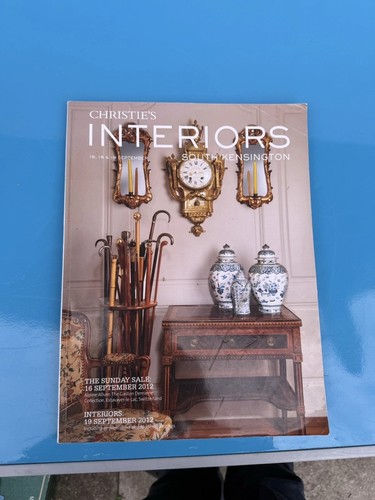 Christie interiors auction - interiors,