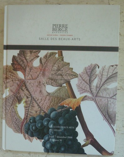 Auction catalogue pierre berge - auction,