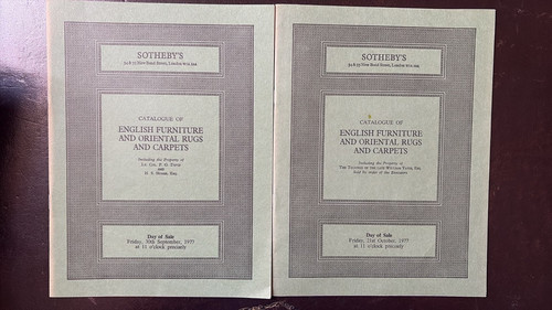 Sotheby auction catalogues - catalogues,