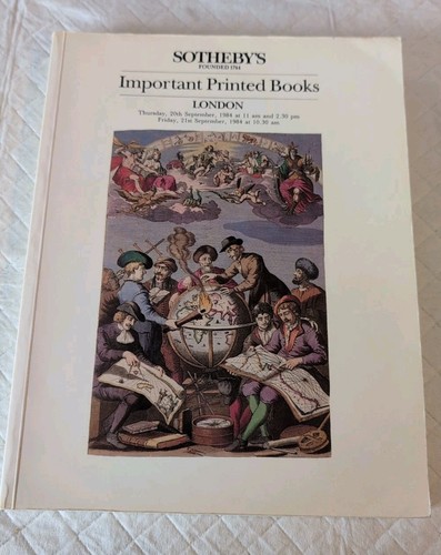 Sotheby important printed - important,