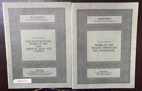 Sotheby auction catalogues - auction,