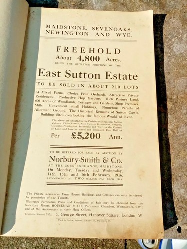 Vintage kent farm and house - vintage,