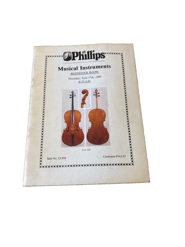 Phillips auction catalogue - phillips,