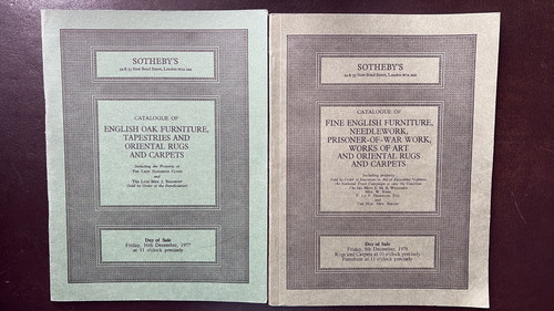 Sotheby auction catalogue - auction,