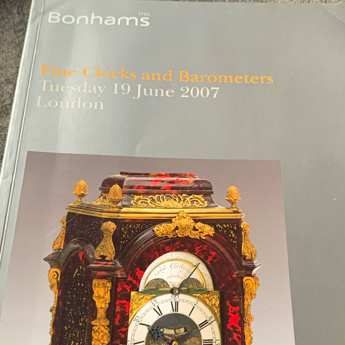 Bonhams fine clocks - fine, &