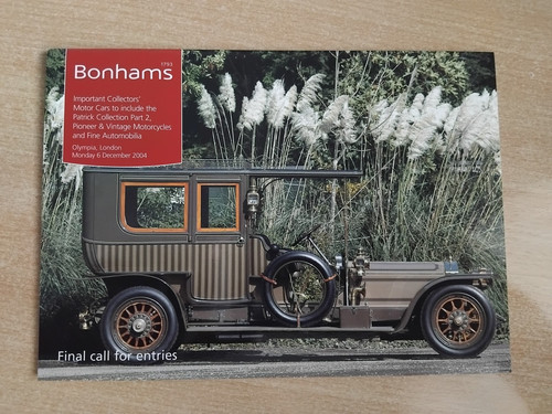 Bonhams import collectors - import,
