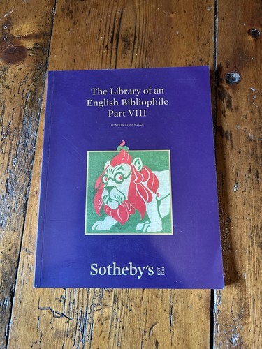 Sotheby auction catalogue - sotheby's,